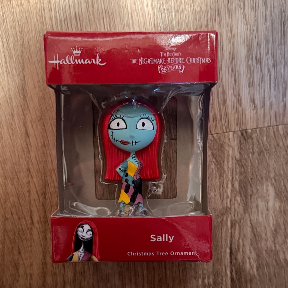 Hallmark Sally Ornament with Red Hair and Blue Face